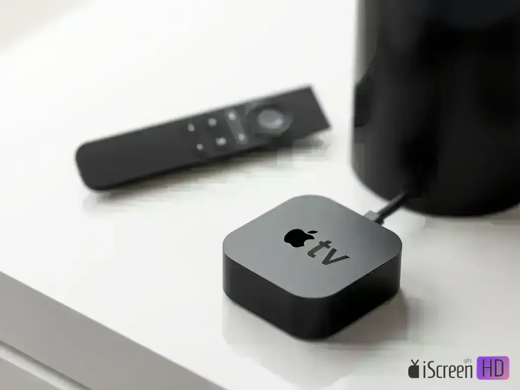 Apple TV 4K device with Siri remote