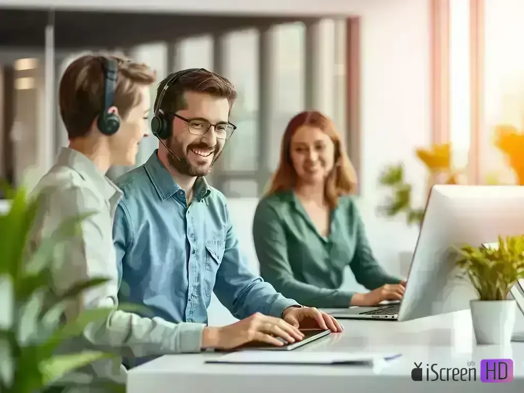 Customer support helping with payment issues